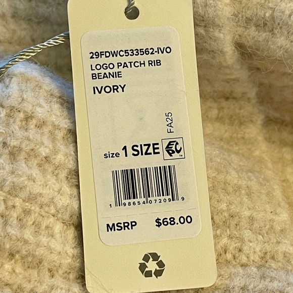 Favorite Daughter Cream Knit Beanie - Picture 3 of 11